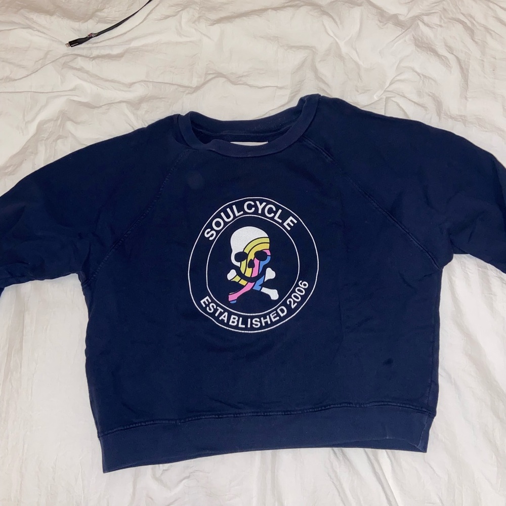 SoulCycle crewneck cropped